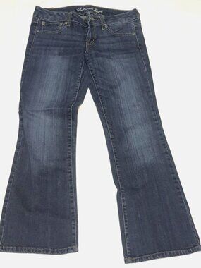 American Eagle Favorite Boyfriend Stretch Low-Rise Denim Jeans Women's Sz 8 Shor